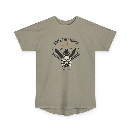 Divergent Minds Rock - Adult Unisex Long Body/Tall Tee
