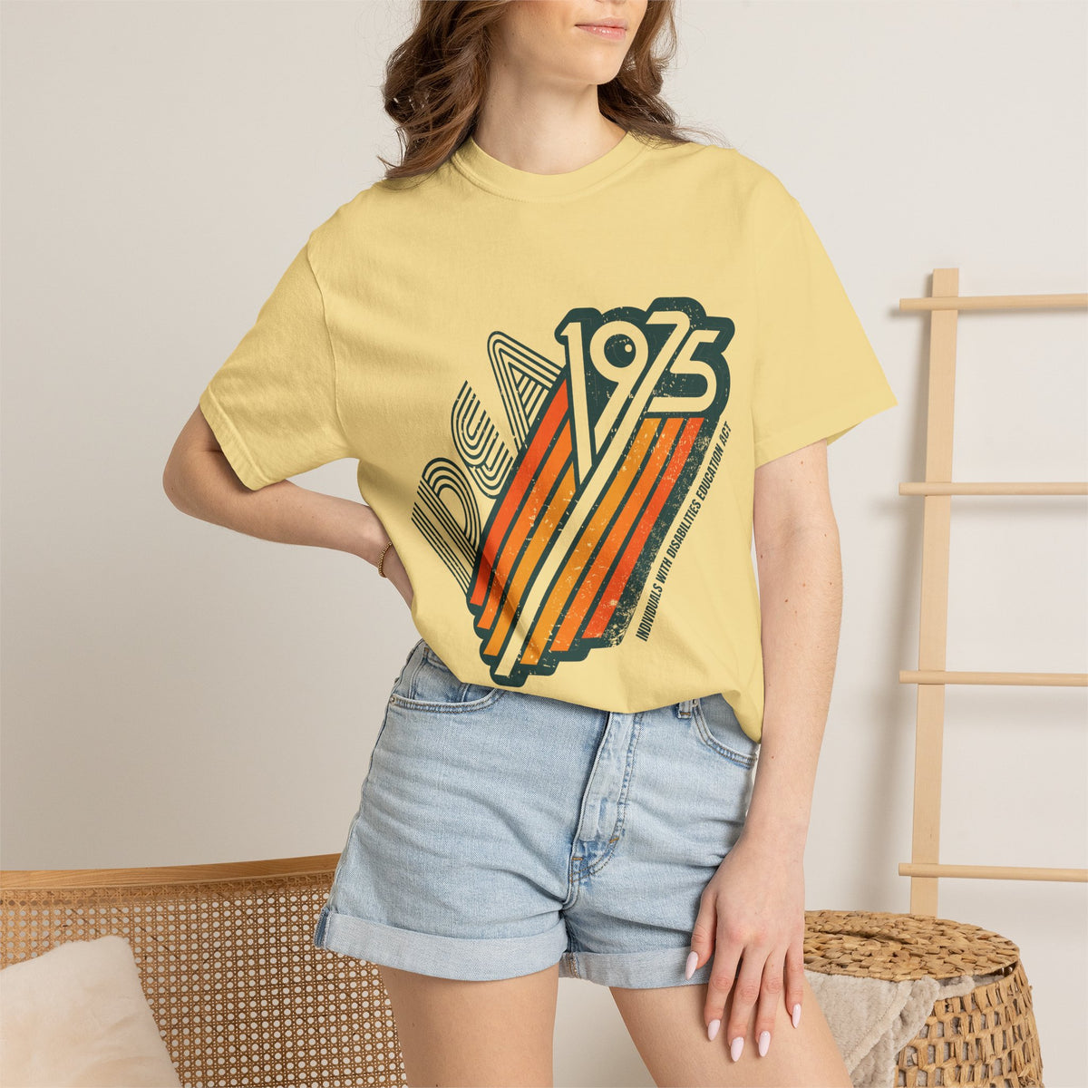 IDEA - 1975 - Individuals with Disabilities Education Act - Unisex Garment-Dyed T-shirt