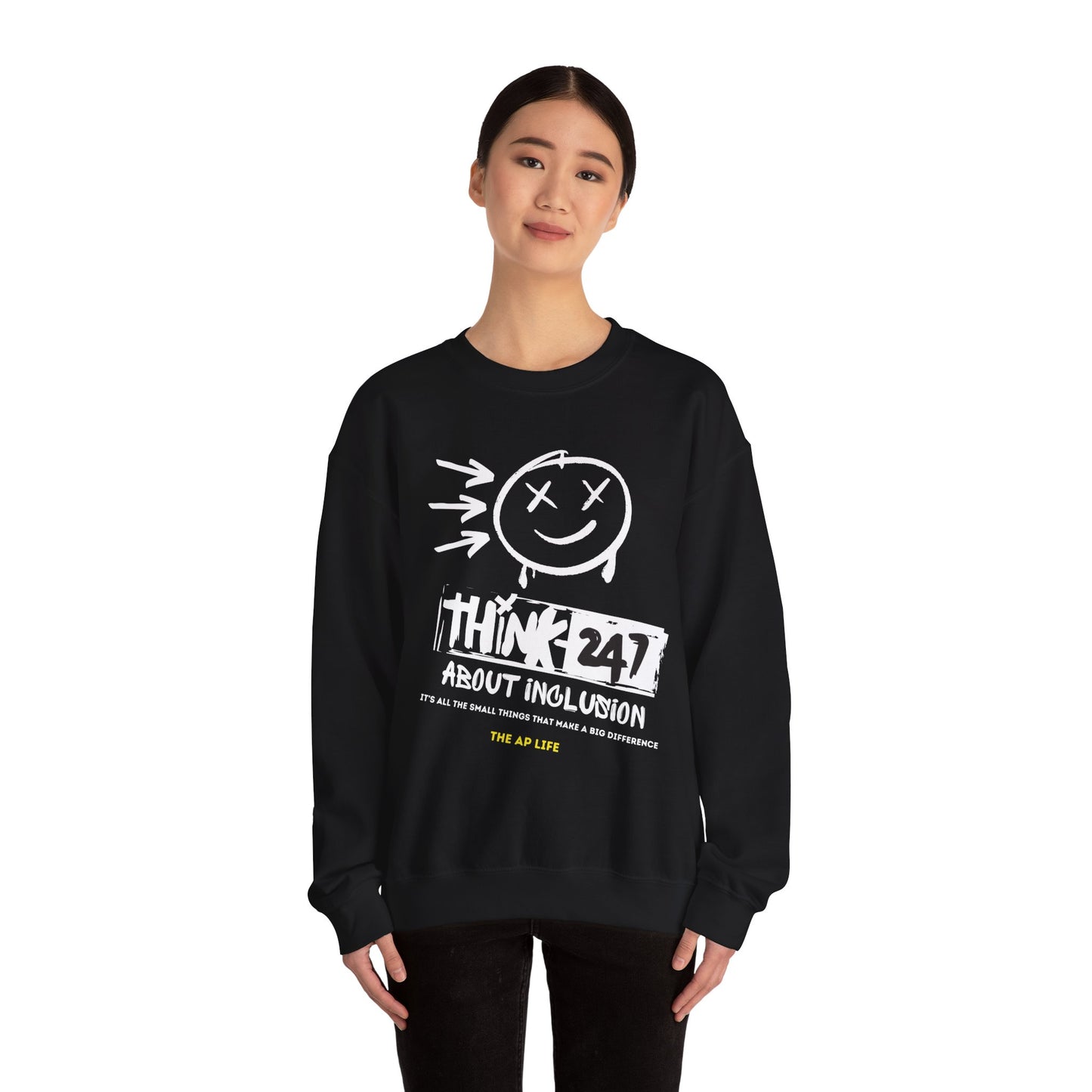 Think-247 About Inclusion Unisex Heavy Blend™ Crewneck Sweatshirt