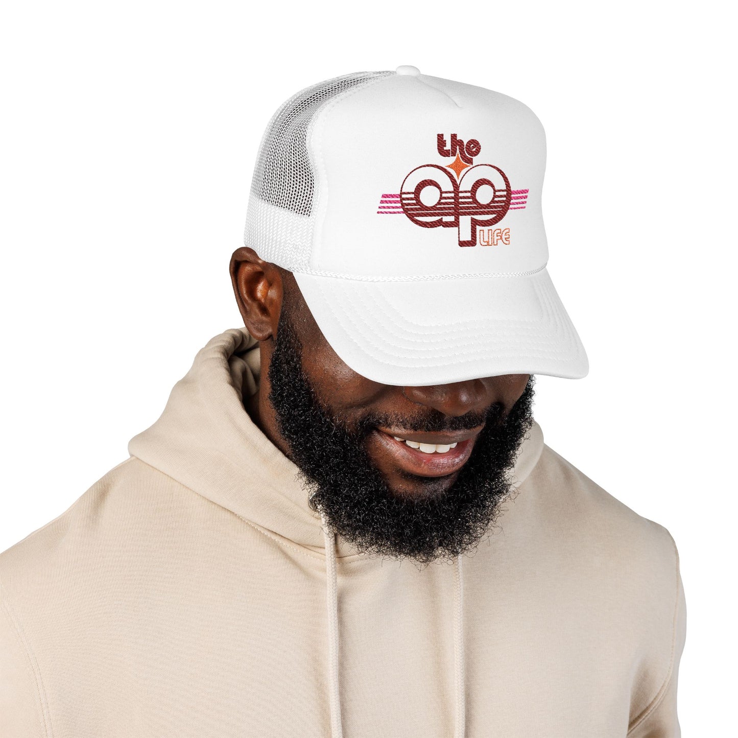 The AP Life - Adult Unisex Foam Trucker Hat (Embroidered)