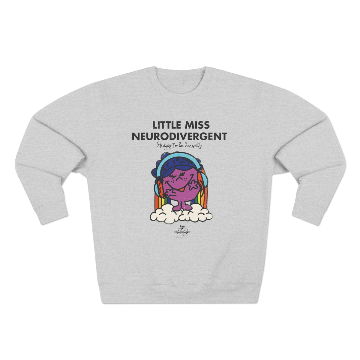 Little Miss Neurodivergent - Adult Unisex Crewneck Sweatshirt