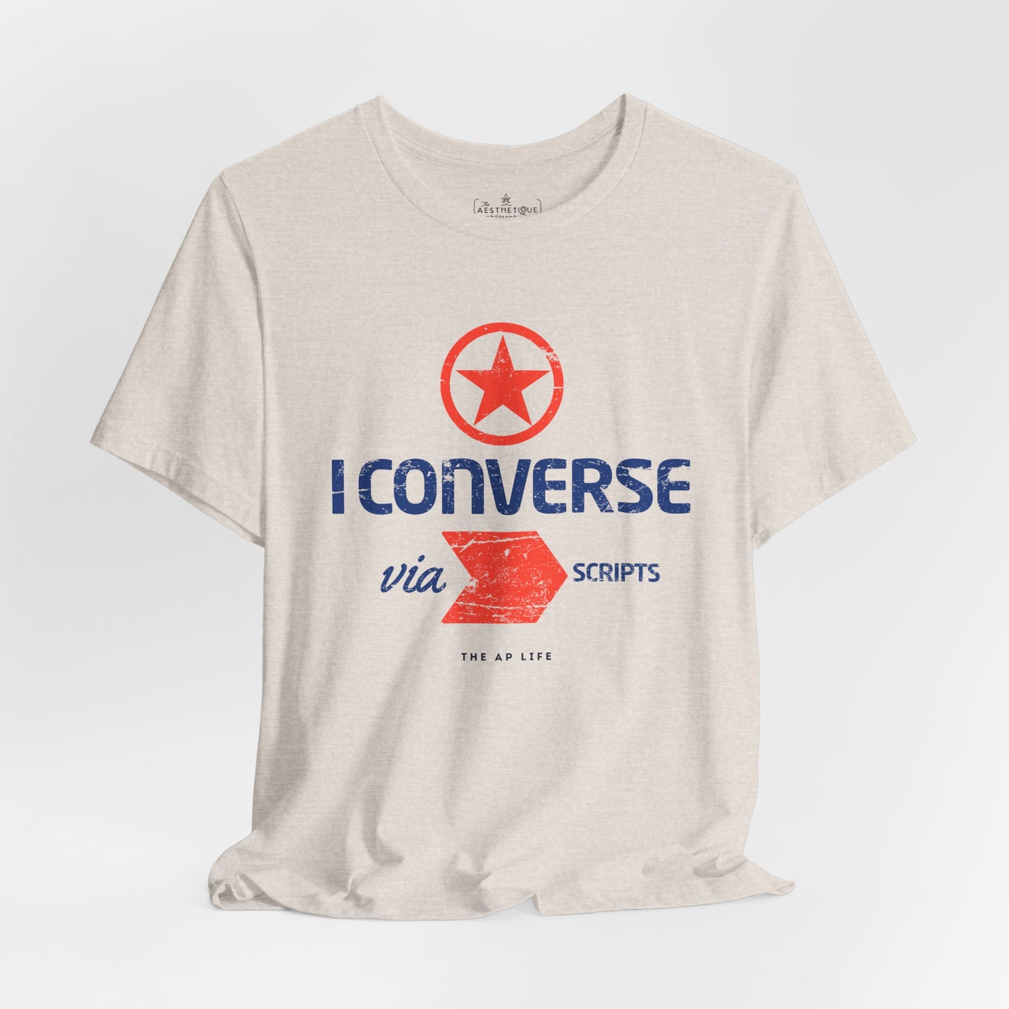 I Converse Via Scripts - GLP - Adult Unisex Jersey Tee