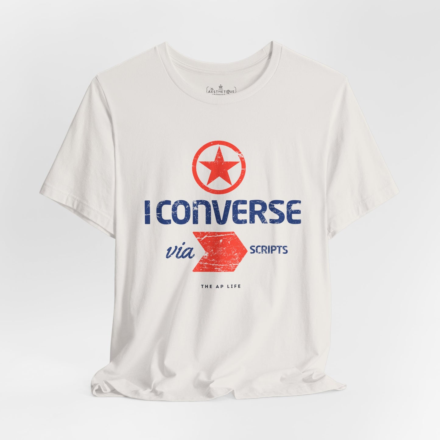 I Converse Via Scripts - GLP - Adult Unisex Jersey Tee