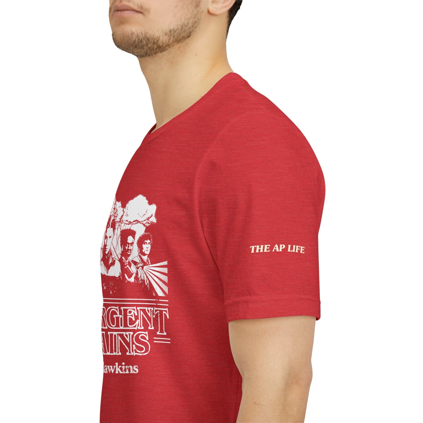 Divergent Brains Saved Hawkins - Adult Unisex Jersey Tee