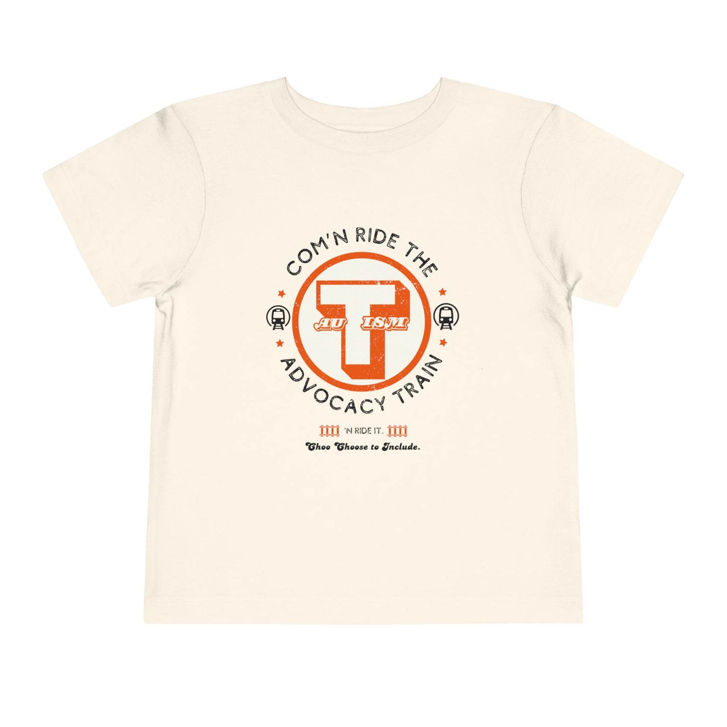 C'mon Ride The Autism Advocacy Train - Toddler Unisex Tee