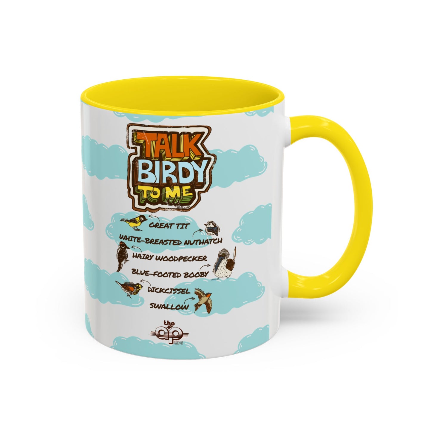 Talk Birdy to Me - Accent Coffee Mug (11, 15oz)