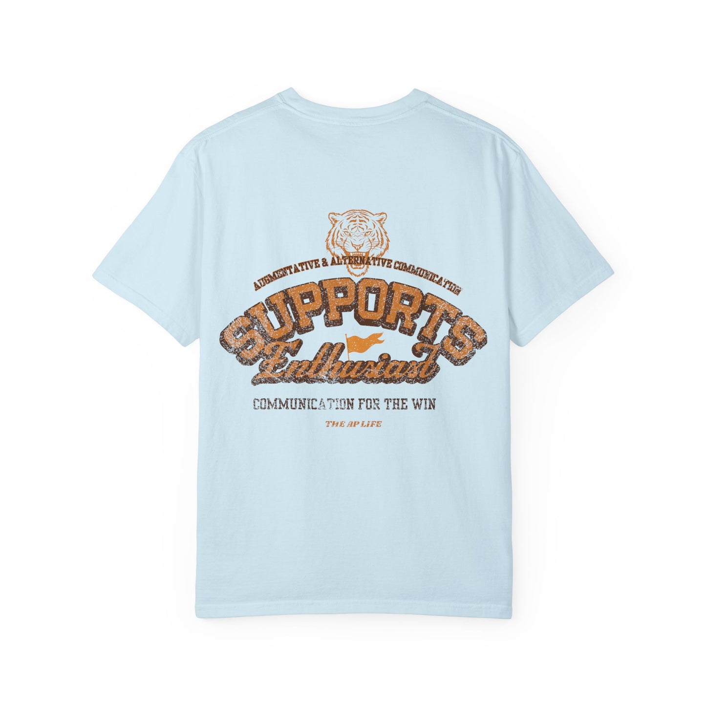 AAC Supports Team Enthusiast - Communication for the Win - Adult Unisex Tee