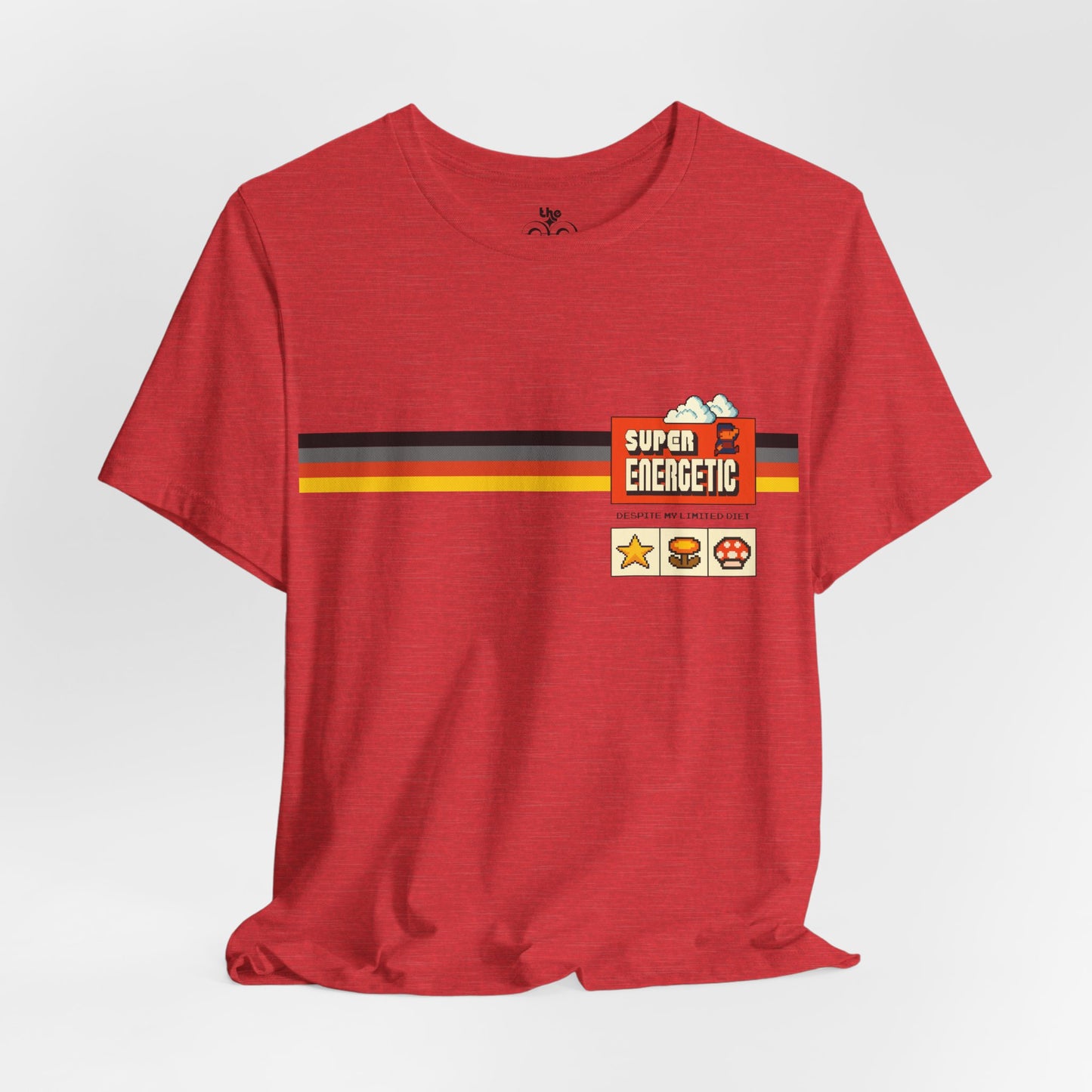 Super Energetic Despite My Limited Diet - Adult Unisex Jersey Short Sleeve Tee
