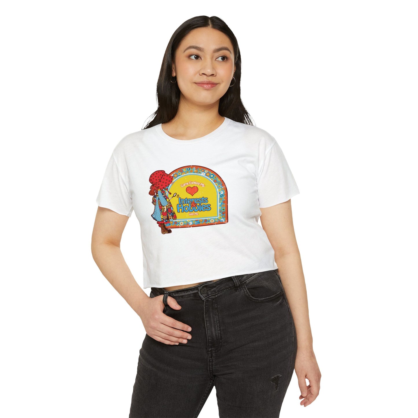 Come Explore my Interests & Hobbies with me - Women's Festival Cropped Tee