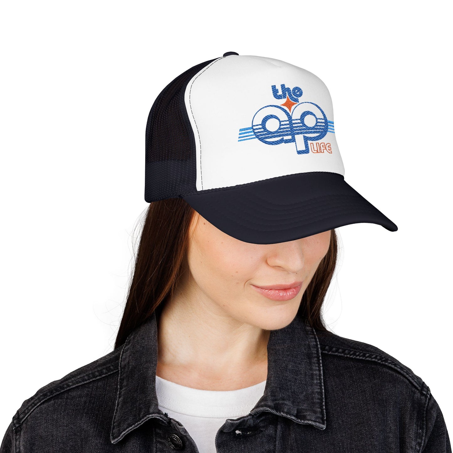 The AP Life - Adult Unisex Foam Trucker Hat (Embroidered)