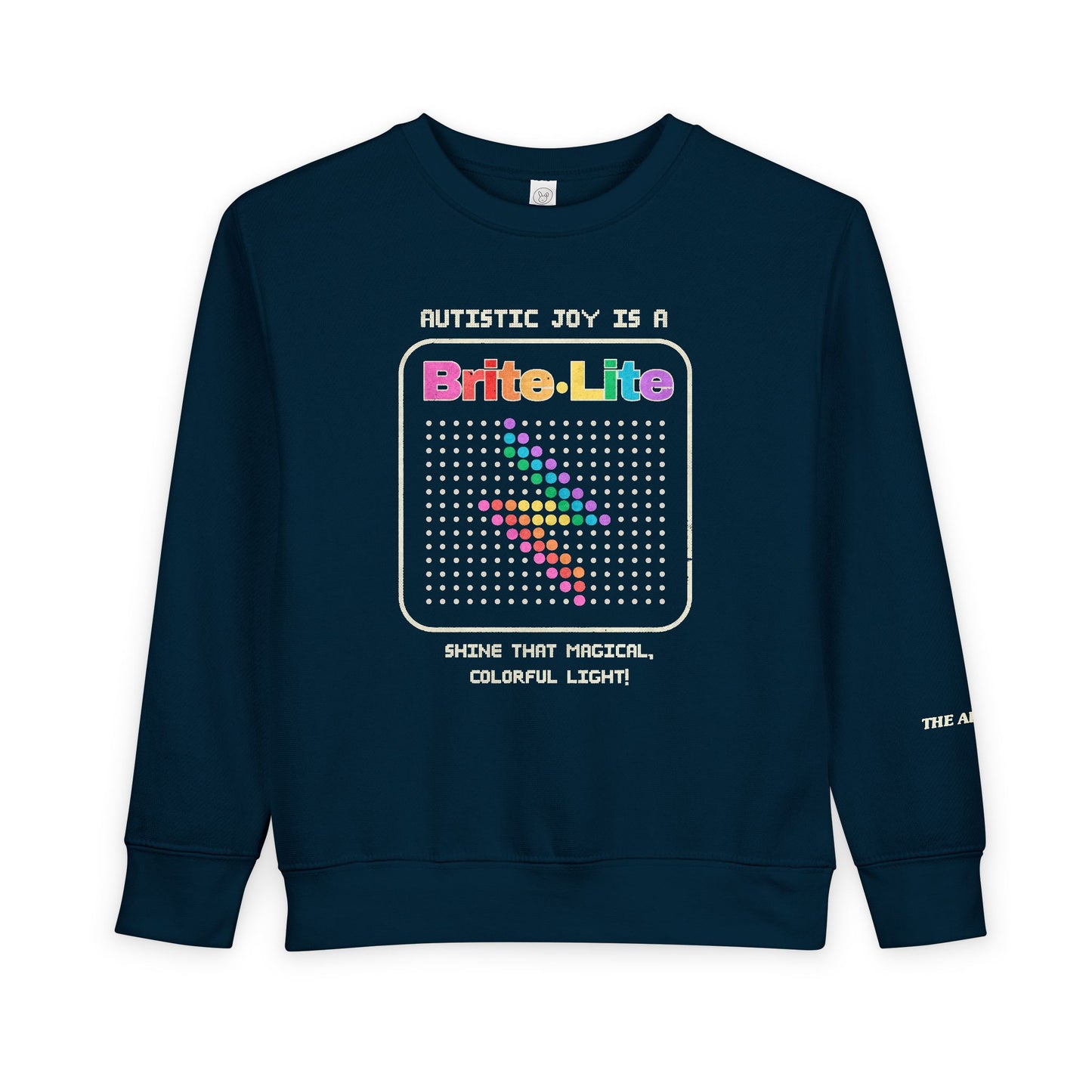 Autistic Joy is a Brite Lite - Toddler/Kids Sweatshirt (2T-7T)