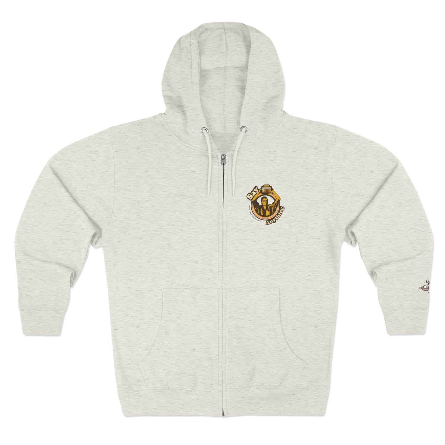 Say Anything - AAC- Lilly's Voice + The AP Life - Adult Unisex Zip Hoodie
