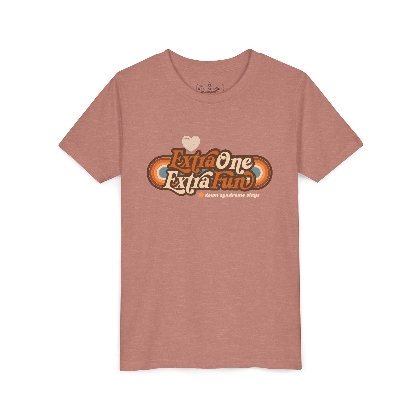 Extra One, Extra Fun DS Awareness - Youth Short Sleeve Tee