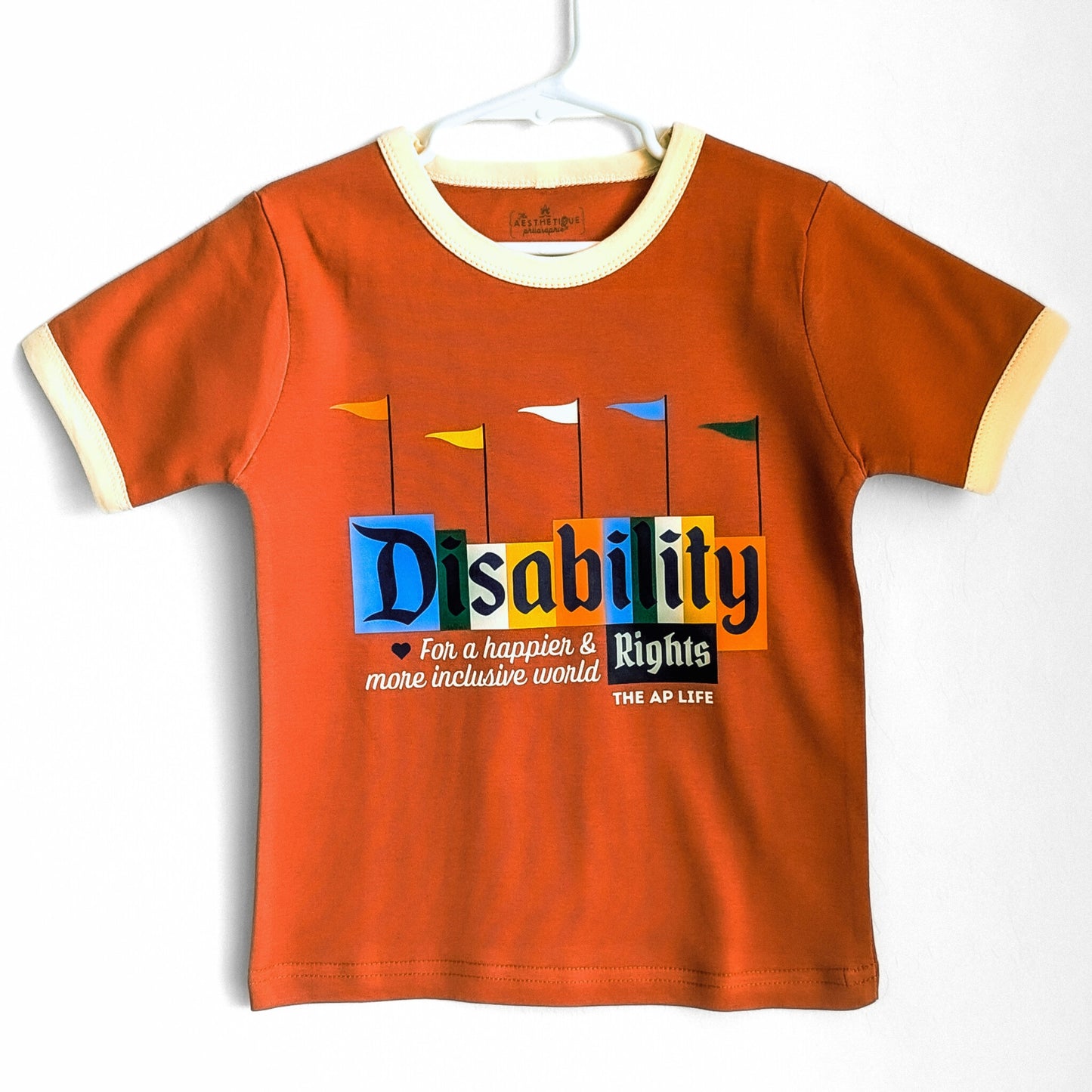 Disability Rights for a Happier & More Inclusive World - Little Kids' Ringer Tee