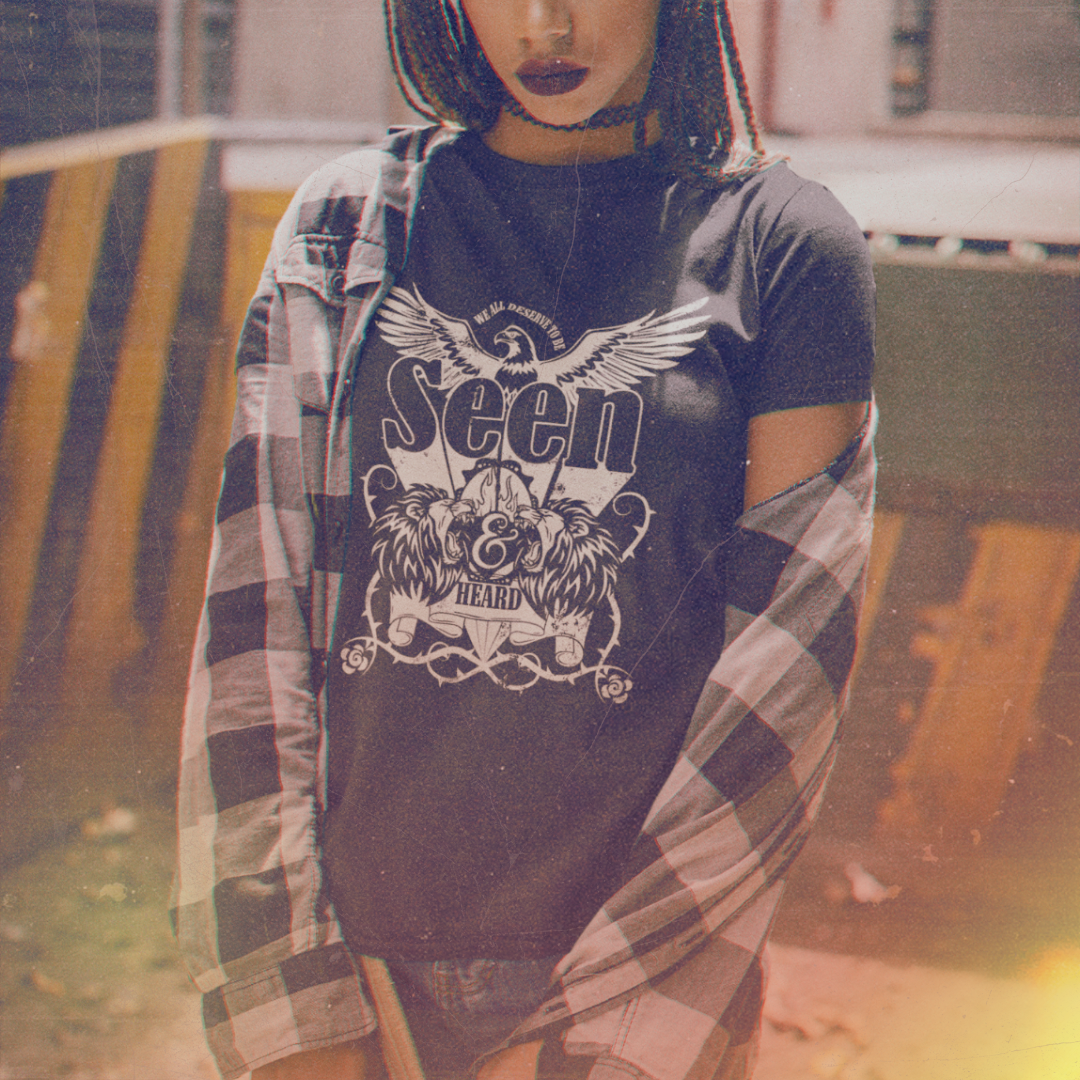 We All Deserve to be Seen & Heard - Adult Unisex Garment-Dyed T-shirt