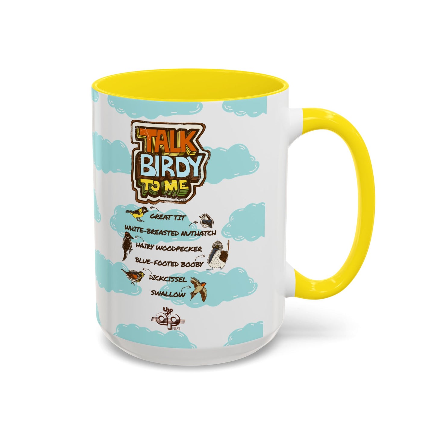 Talk Birdy to Me - Accent Coffee Mug (11, 15oz)