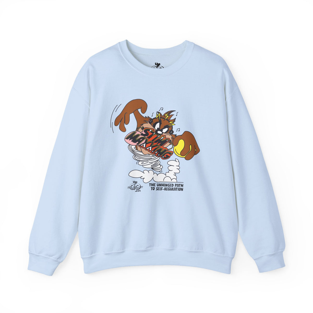 Stim-Maxxing - The Unhinged Path to Self-Regulation - Adult Unisex Heavy Blend™ Crewneck Sweatshirt