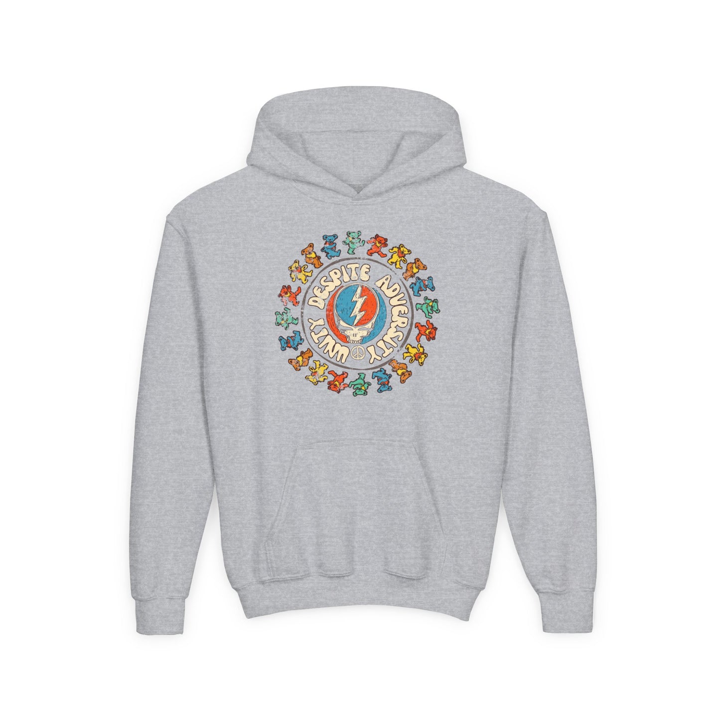 Unity Despite Adversity - Youth Heavy Blend Hooded Sweatshirt