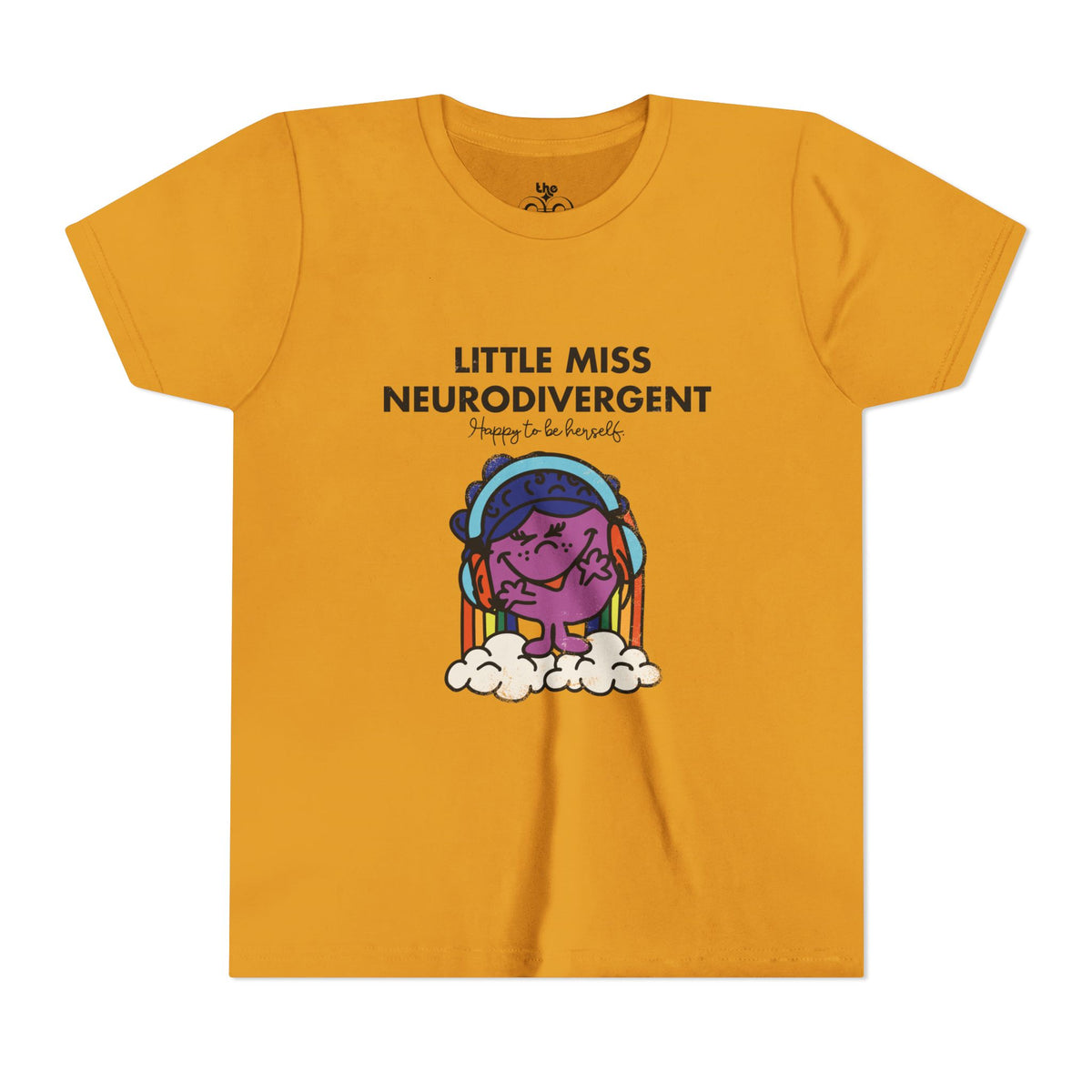 Little Miss Neurodivergent - Unisex Youth Short Sleeve Tee