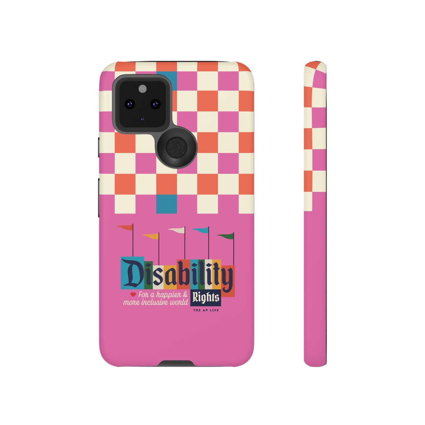 Disability Rights for a Happier & More Inclusive World - Android Phone Case for Google Pixel & Samsung Phones