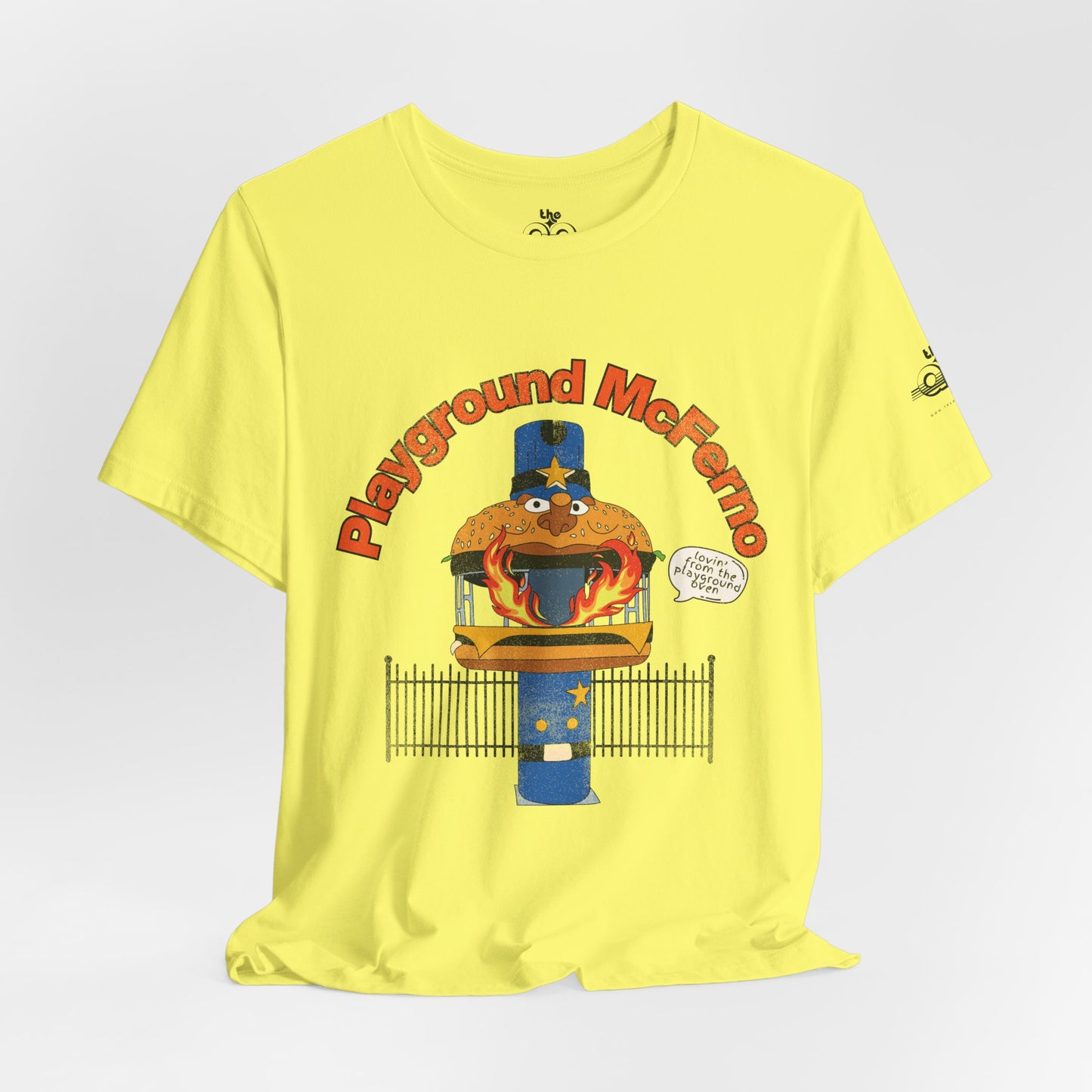 Playground McFerno - Lovin' From the Playground Oven - Adult Unisex Jersey Short Sleeve Tee