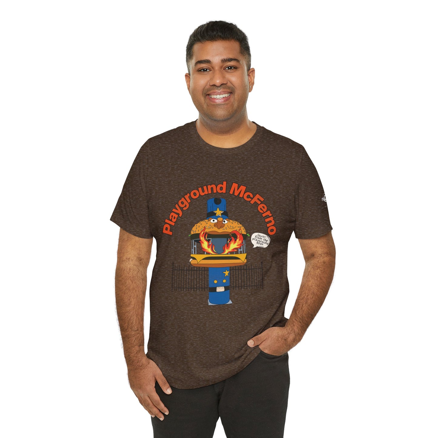Playground McFerno - Lovin' From the Playground Oven - Adult Unisex Jersey Short Sleeve Tee