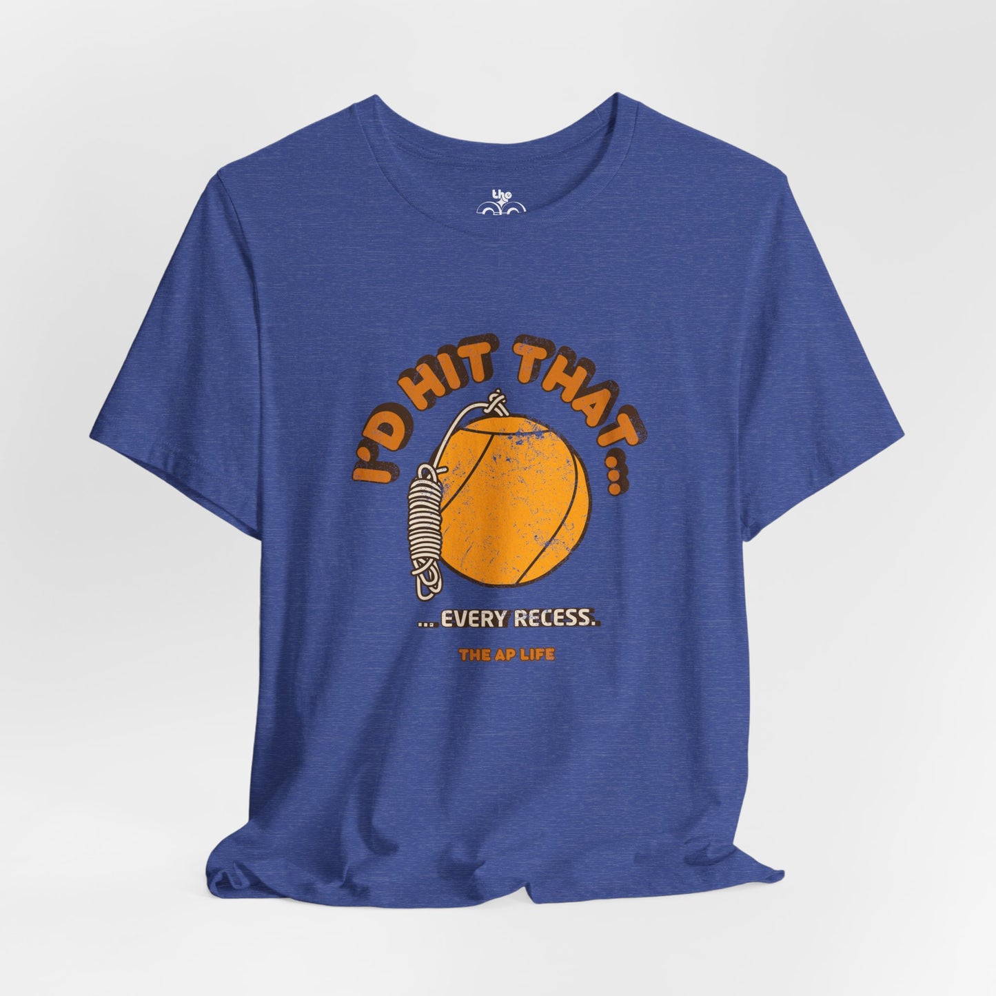 I'd Hit That Every Recess - Adult Unisex Jersey Short Sleeve Tee