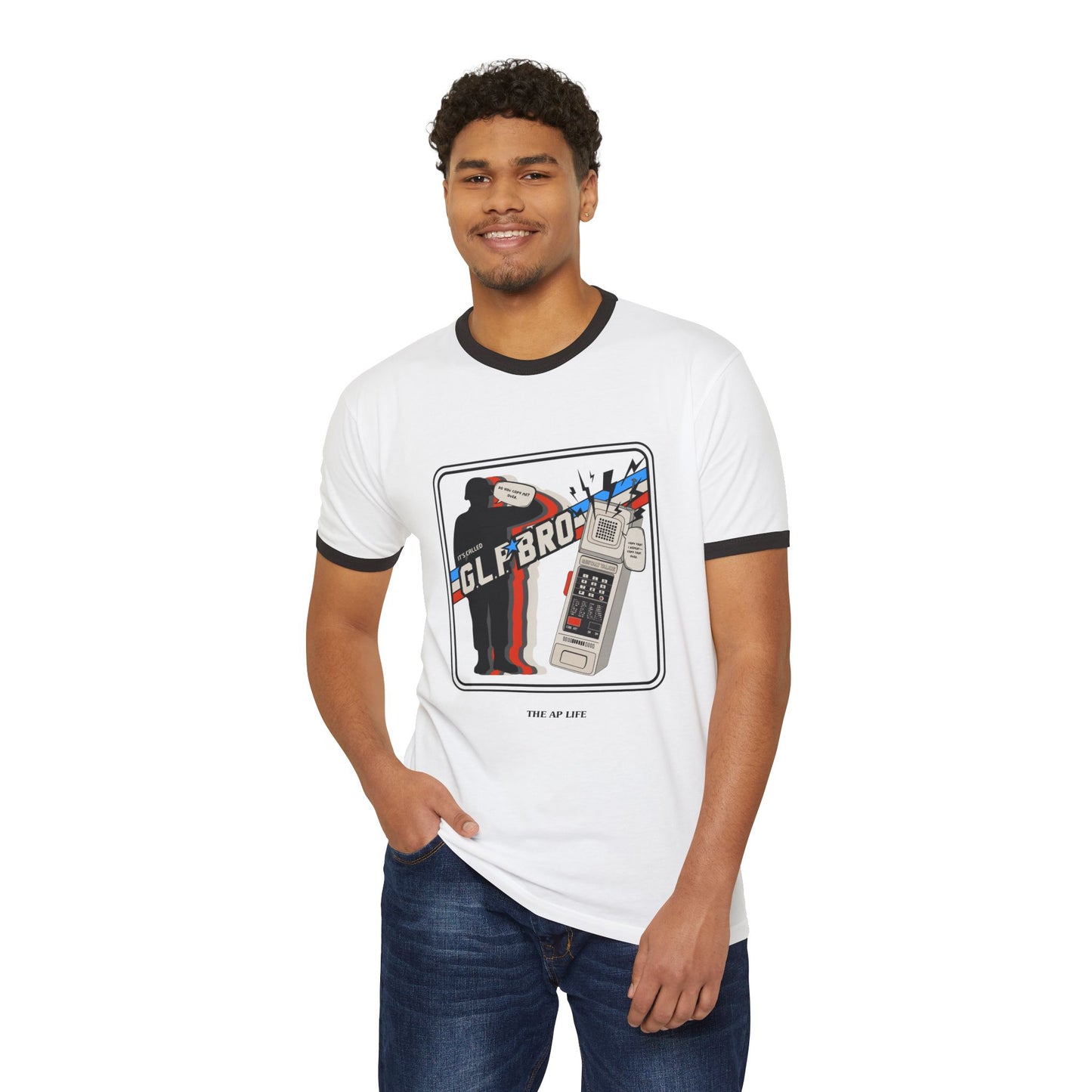 Do You Copy? It's Called GLP Bro - Gestalt - Adult Unisex Cotton Ringer T-Shirt