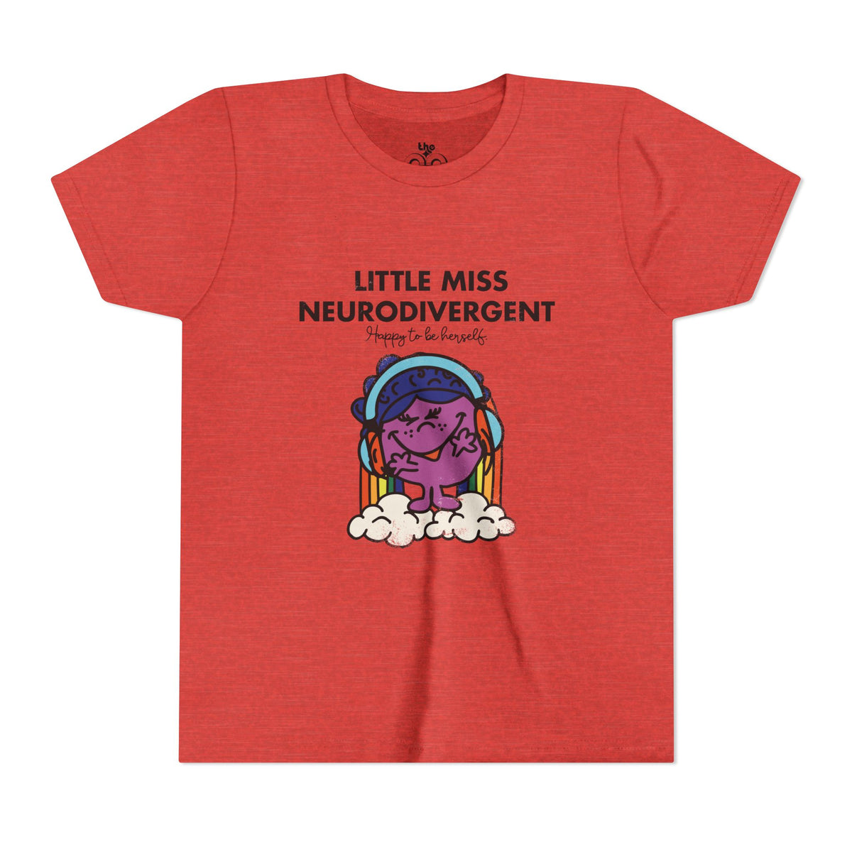 Little Miss Neurodivergent - Unisex Youth Short Sleeve Tee