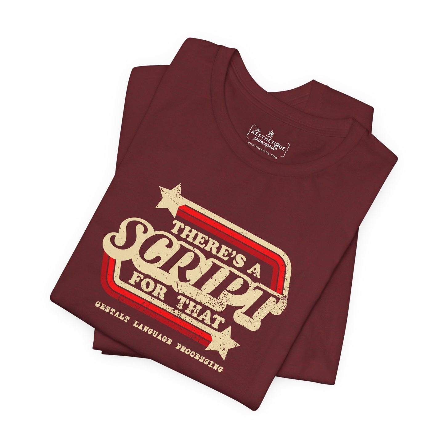 Vintage Script Graphic Tee - Perfect for Casual Wear