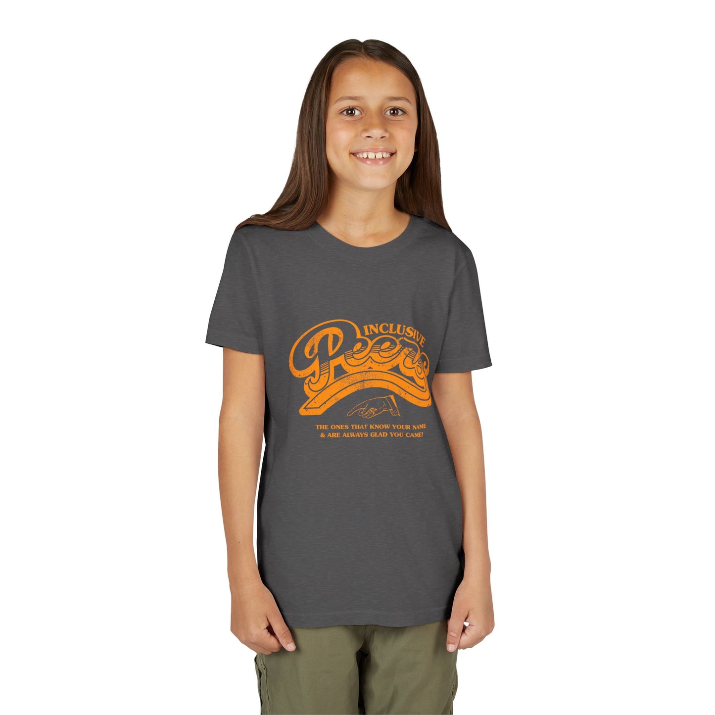 Inclusive Peers - The Ones That Know Your Name & Are Always Glad You Came - Youth Short Sleeve Tee