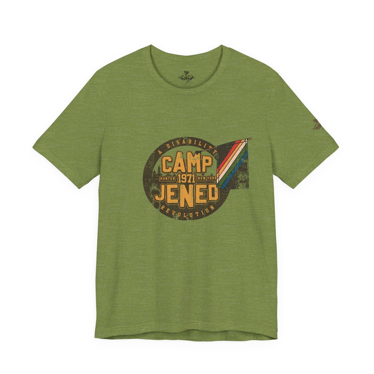 Camp Jened 1971 - A Disability Revolution - Adult Unisex Jersey Short Sleeve Tee