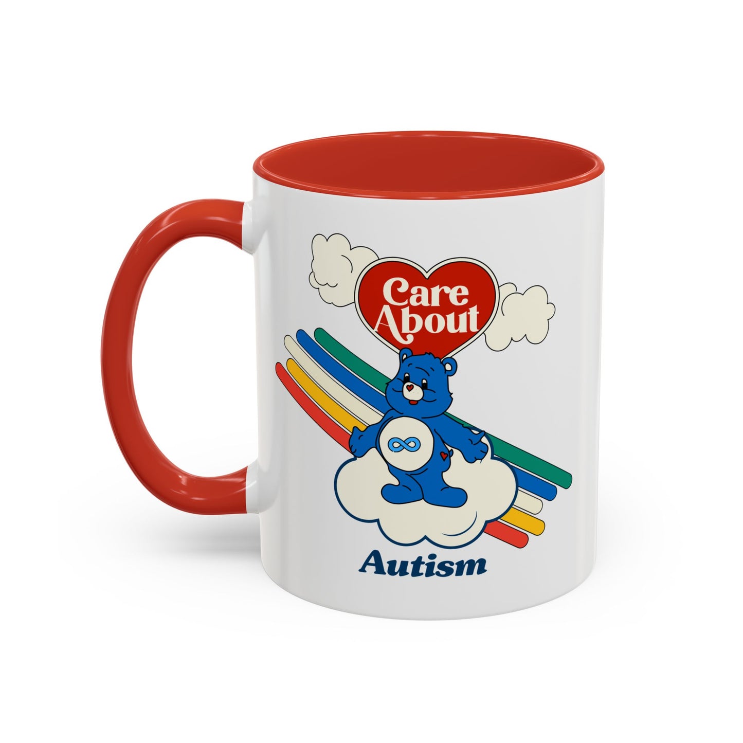 Care About Autism - Disability Rights - Accent Coffee Mug (11, 15oz)