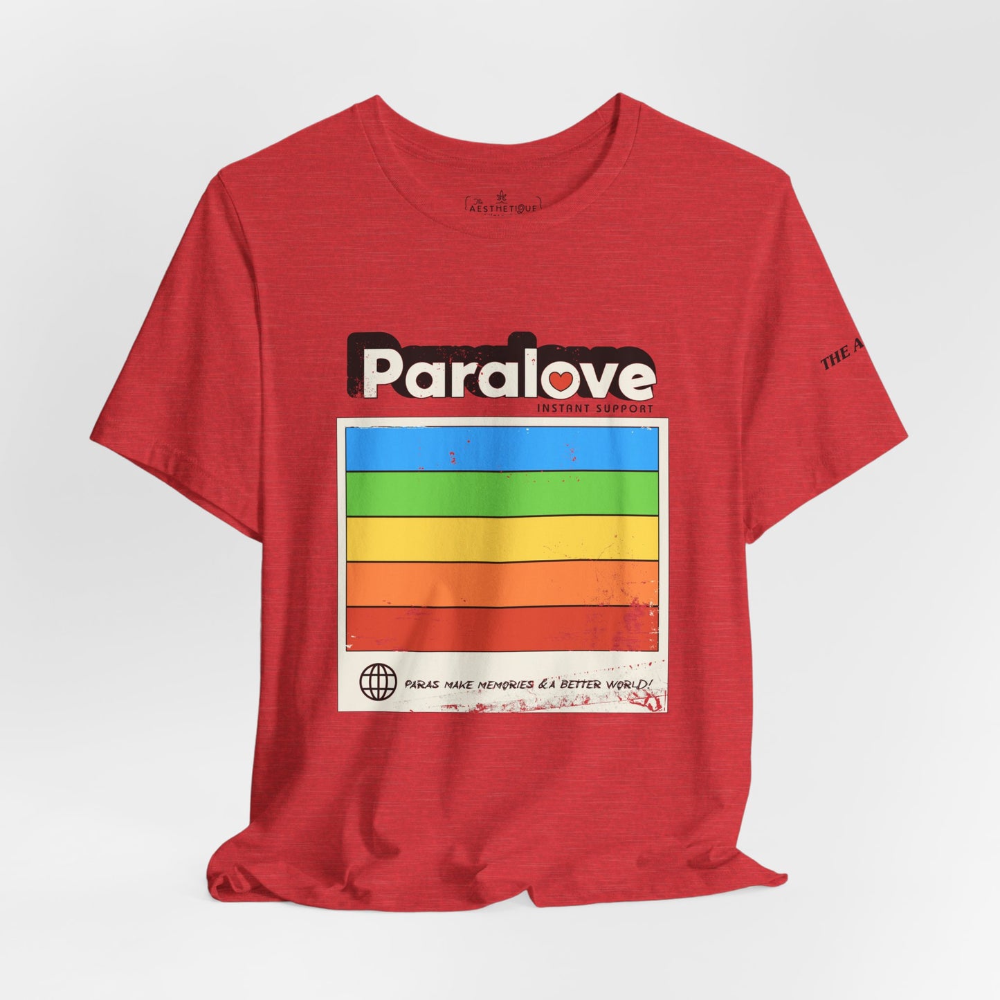 Para Love - Instant Support - Adult Unisex Jersey Short Sleeve Tee
