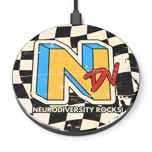 Neurodiversity Rocks Wireless Charger - Fast Charging Pad