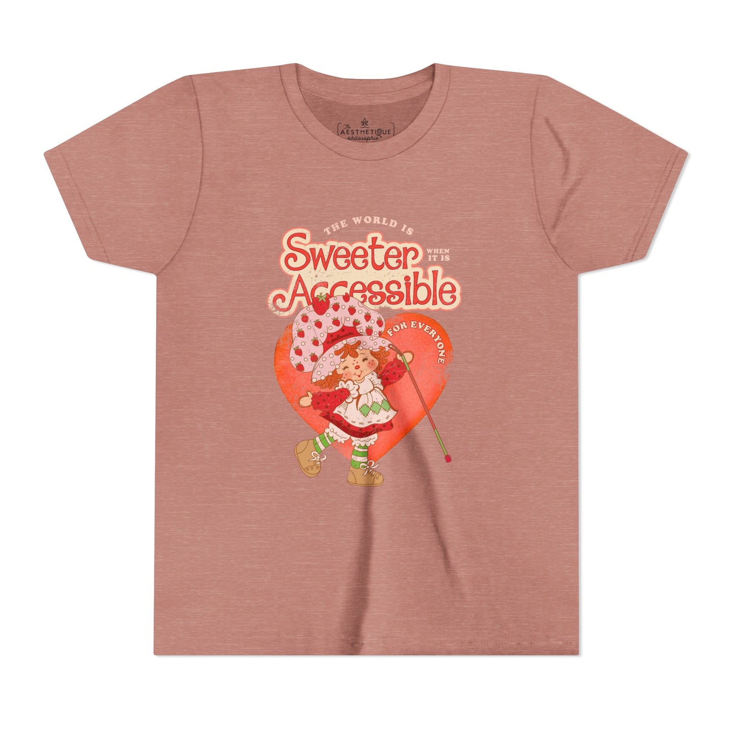 The World is Sweeter, when it is Accessible for Everyone - Youth Unisex Short Sleeve Tee
