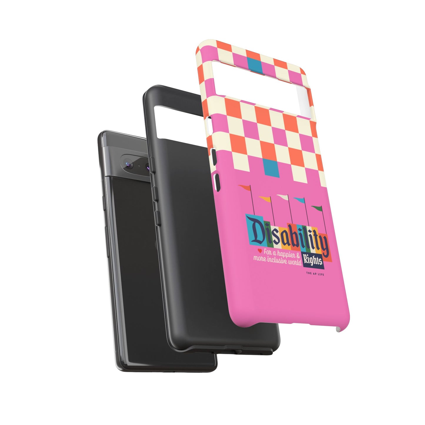 Disability Rights for a Happier & More Inclusive World - Android Phone Case for Google Pixel & Samsung Phones