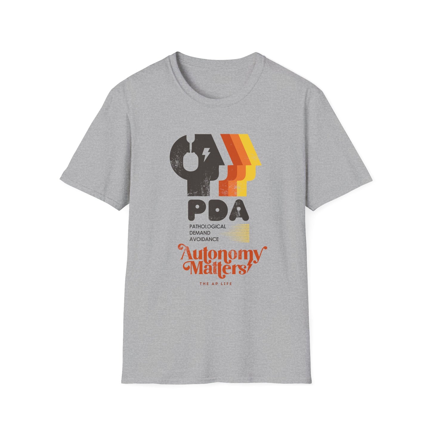 PDA - Pathological Demand Avoidance - Autonomy Matters - Unisex Softstyle T-Shirt