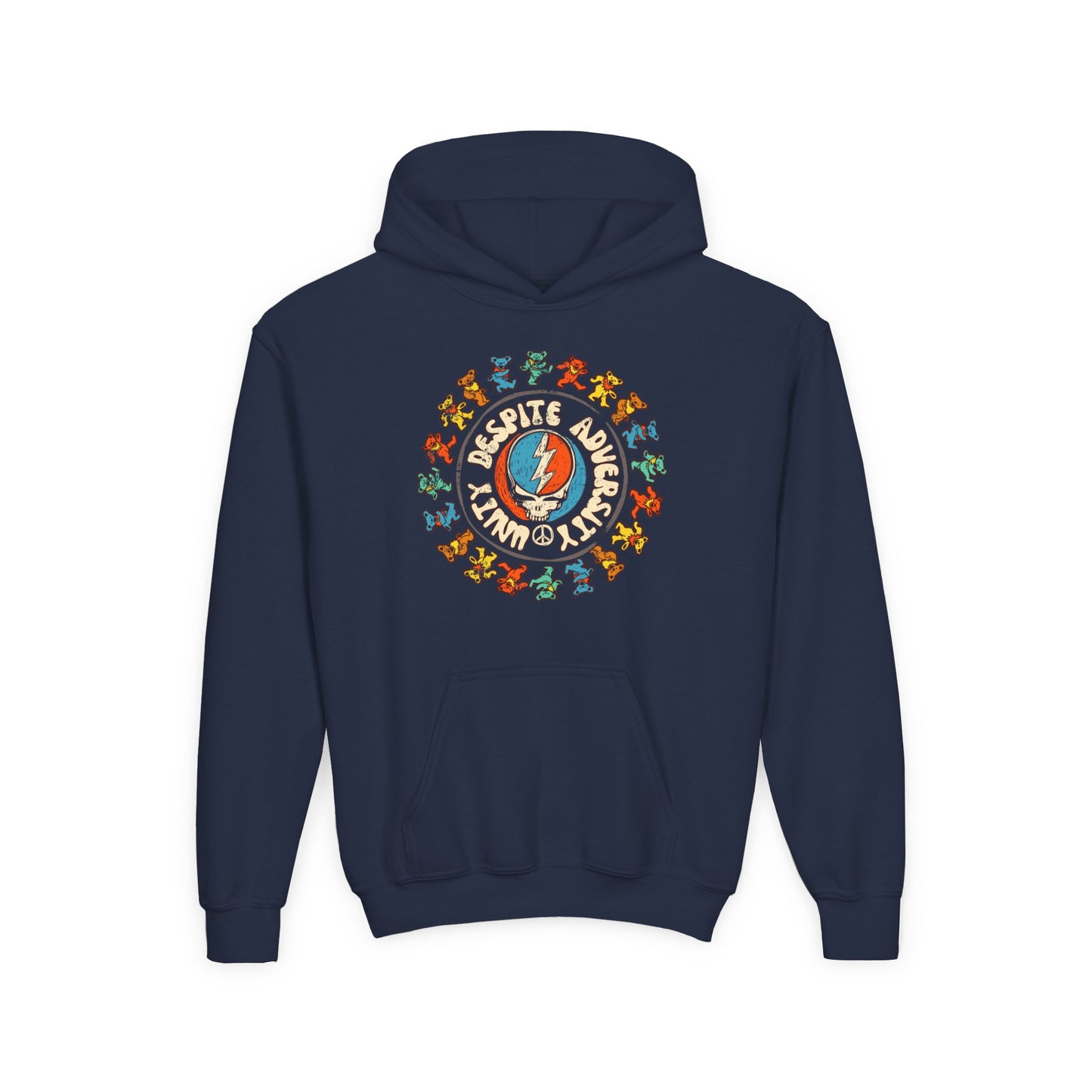Unity Despite Adversity - Youth Heavy Blend Hooded Sweatshirt