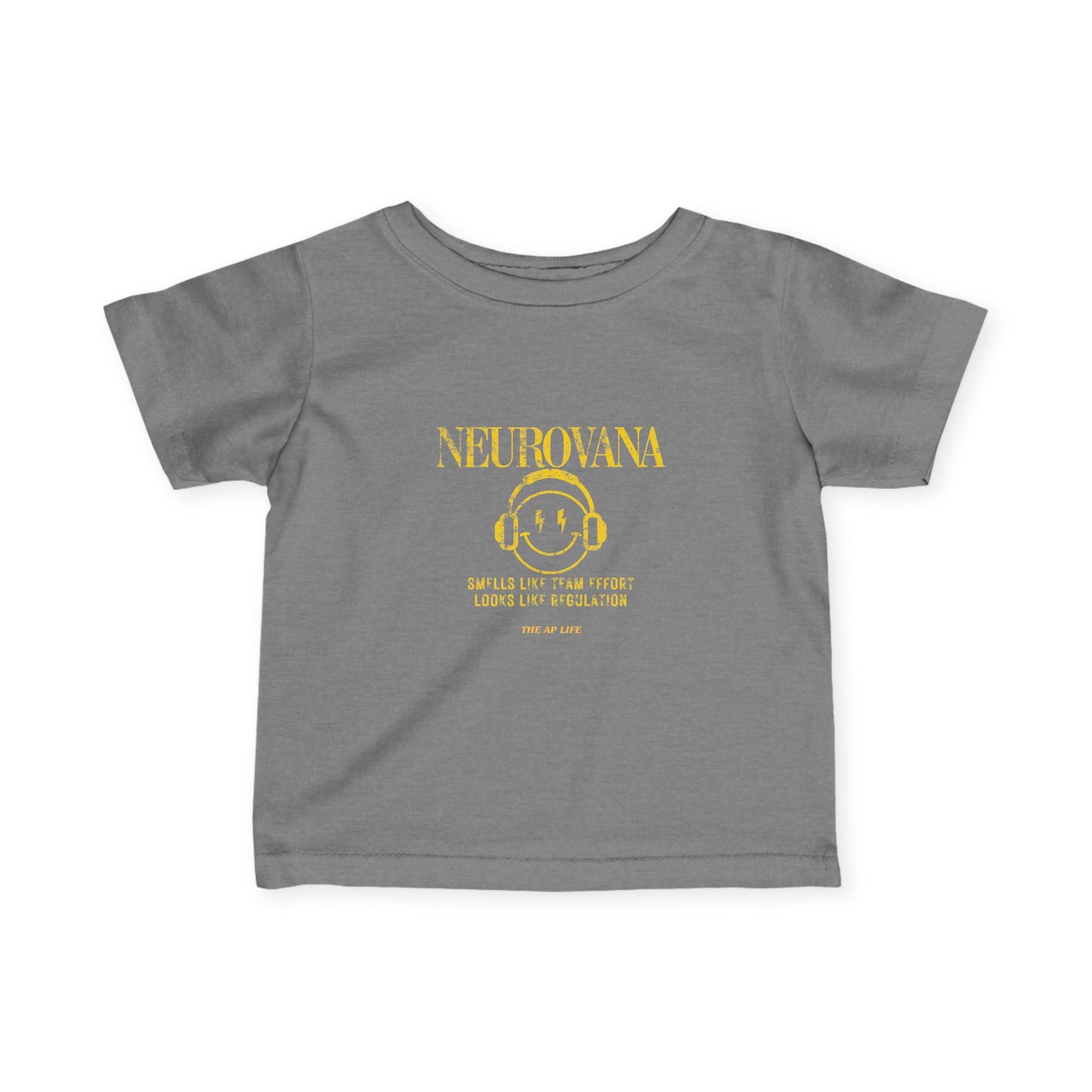 Neurovana - Smells Like Team Effort. Looks Like Regulation - Baby Infant Fine Jersey Tee
