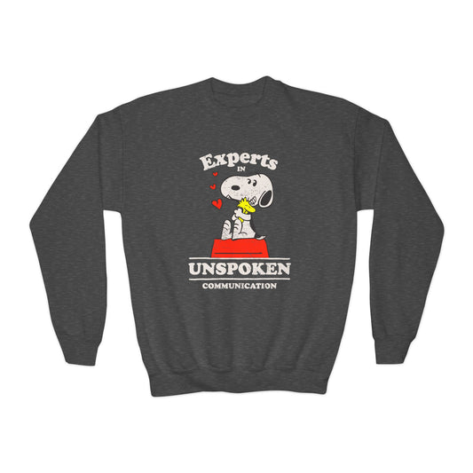 Experts in Unspoken Communication - Youth Crewneck Sweatshirt