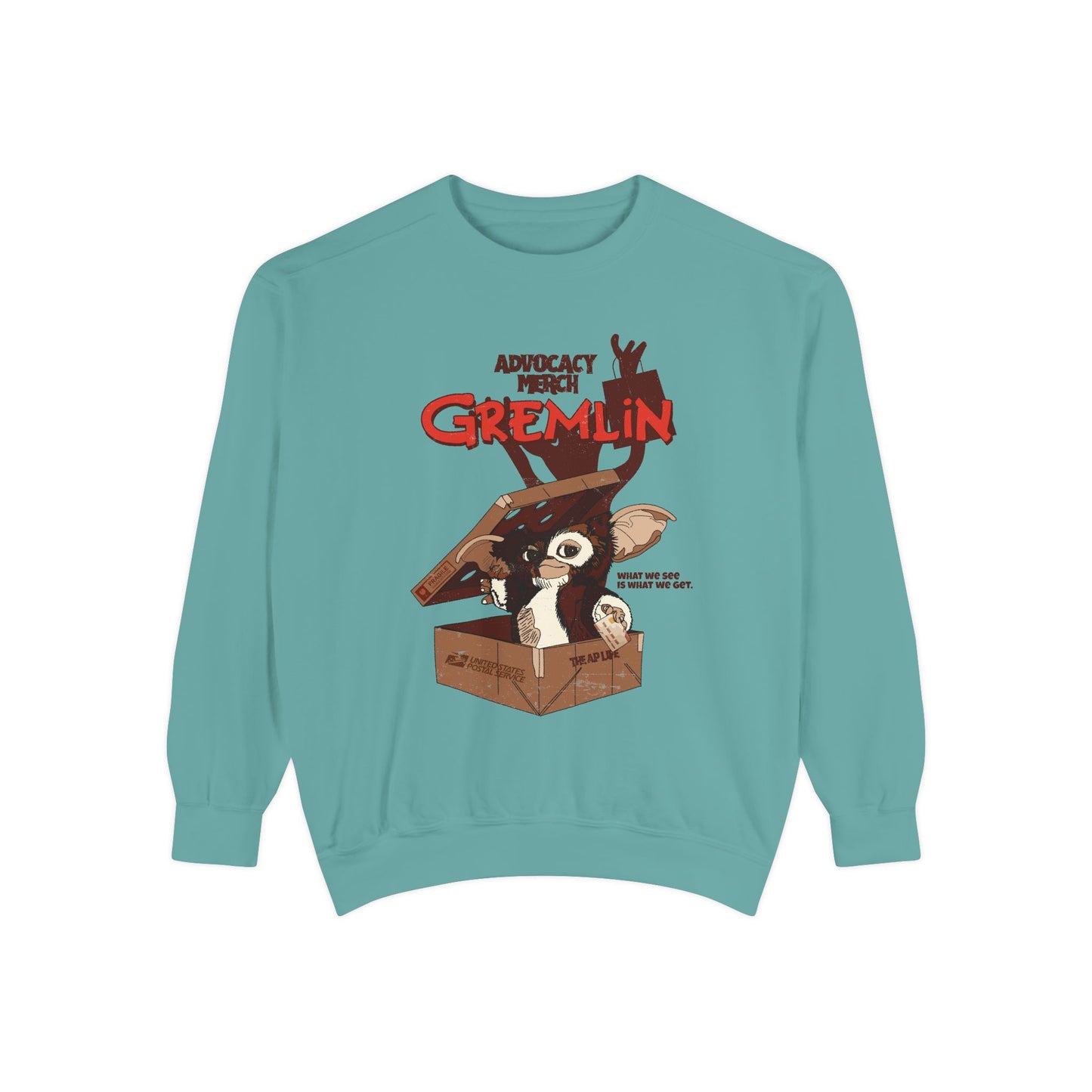 Advocacy Merch Gremlin - Adult Unisex Garment-Dyed Sweatshirt