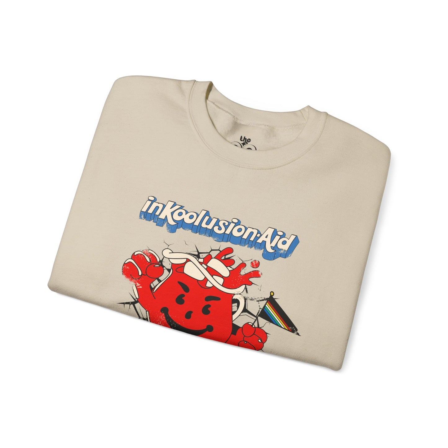 InKoolusion Aid - Breaking Down Barriers to Accessibility & Acceptance - Adult Unisex Heavy Blend™ Crewneck Sweatshirt