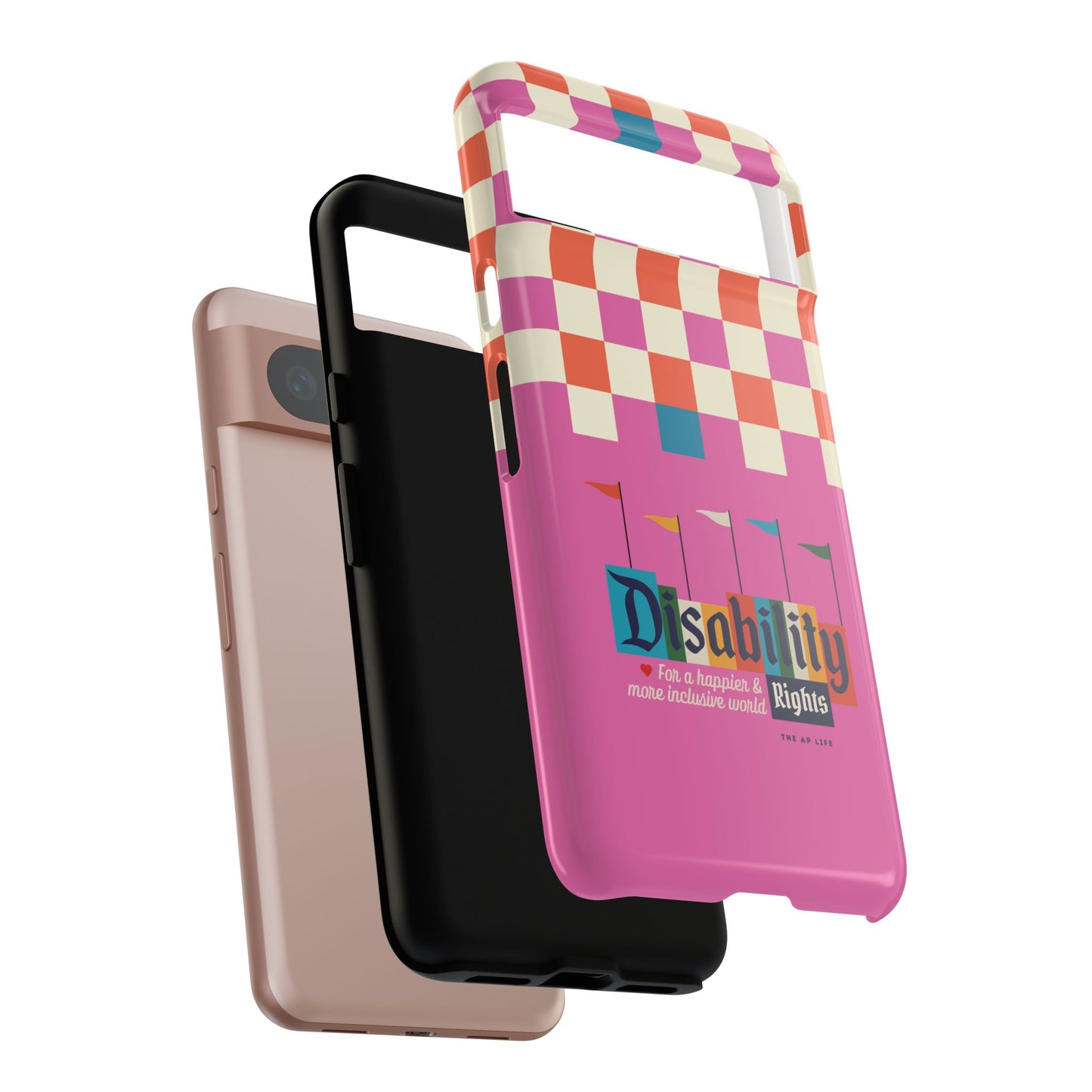 Disability Rights for a Happier & More Inclusive World - Android Phone Case for Google Pixel & Samsung Phones