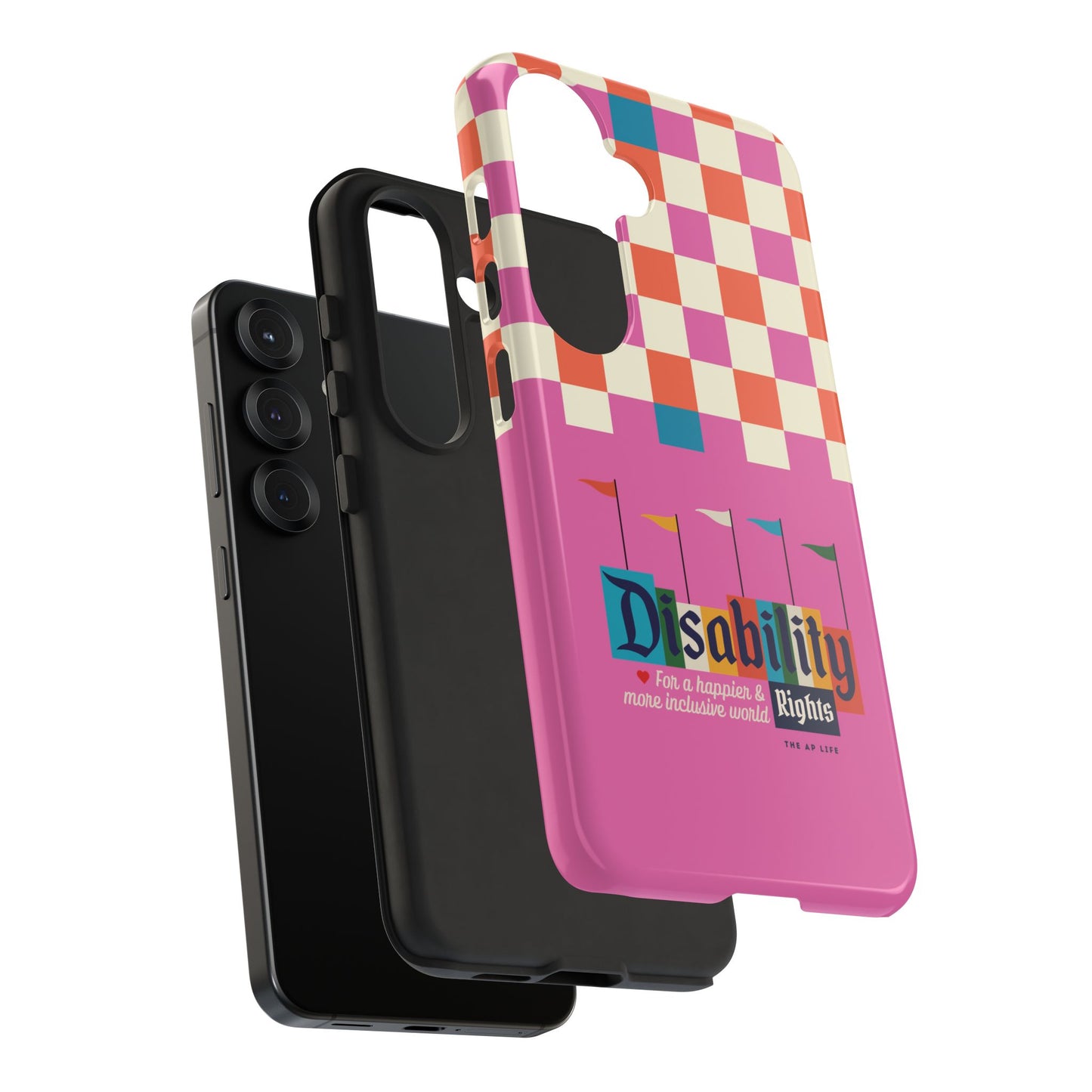 Disability Rights for a Happier & More Inclusive World - Android Phone Case for Google Pixel & Samsung Phones