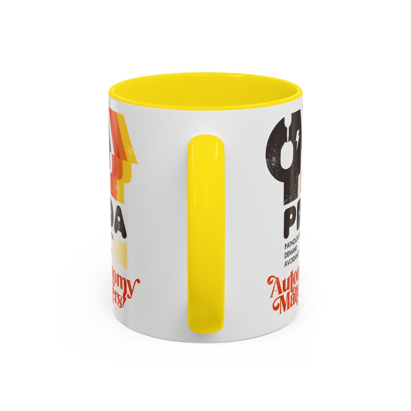 PDA - Pathological Demand Avoidance - Autonomy Matters - Accent Coffee Mug (11, 15oz)