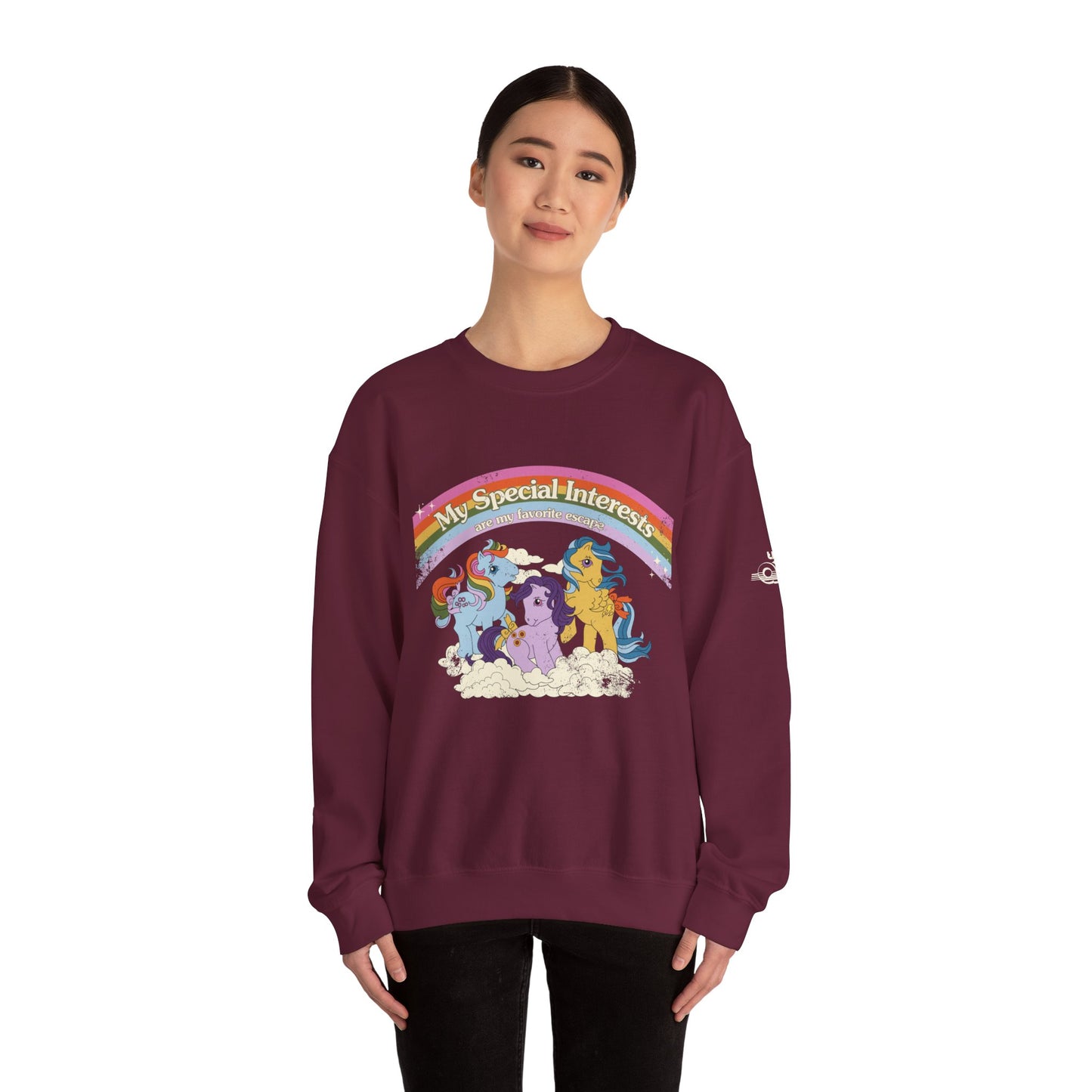 My Special Interests are my Favorite Escape - Adult Unisex Heavy Blend™ Crewneck Sweatshirt