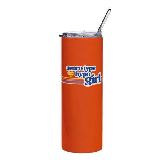Neurotype Hype Girl - Stainless Steel Tumbler, 20oz