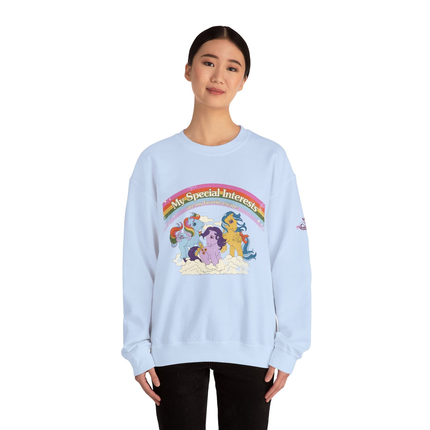 My Special Interests are my Favorite Escape - Adult Unisex Heavy Blend™ Crewneck Sweatshirt