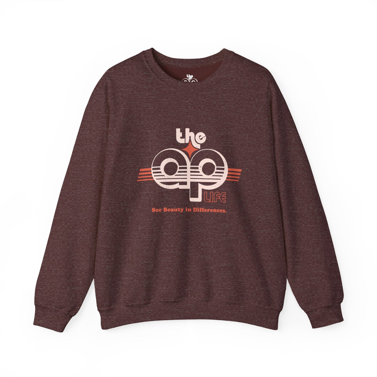 The AP Life - See Beauty in Differences - Adult Unisex Heavy Blend™ Crewneck Sweatshirt